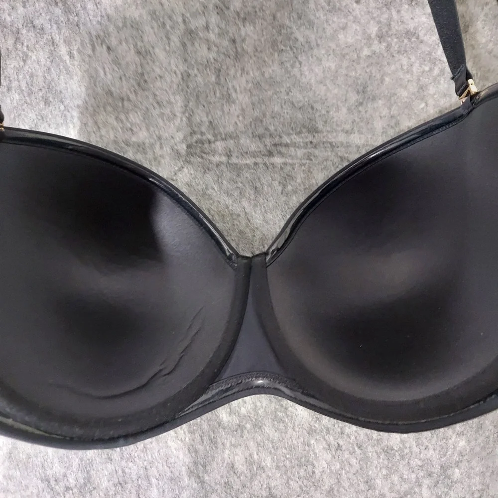 ThirdLove Bra Women 44B Black 24/7 Classic Strapless Multi-Way Underwire NWT